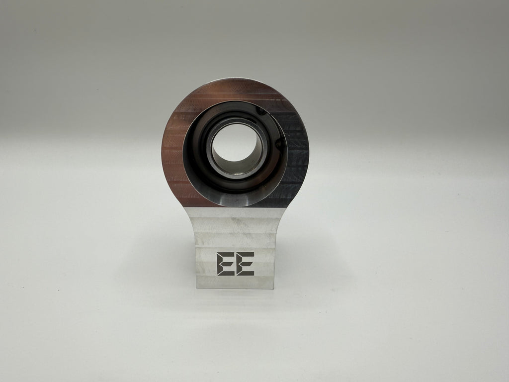 Precision machined valve controller part by Eastwood Engineering on white background