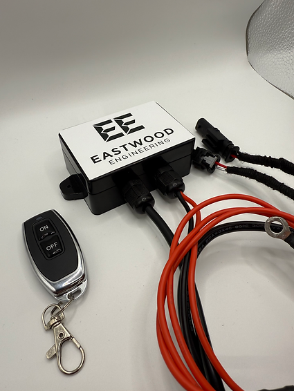 Eastwood Engineering valve controller kit with control unit, remote, and performance wiring