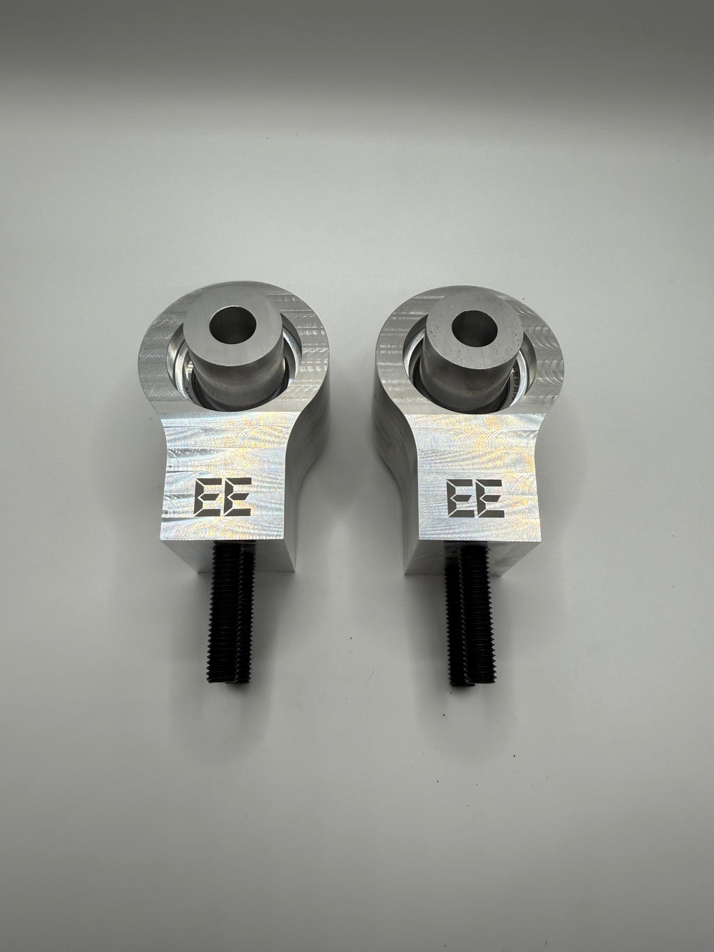 Eastwood Engineering machined aluminum valve controller parts with EE logo, UK made